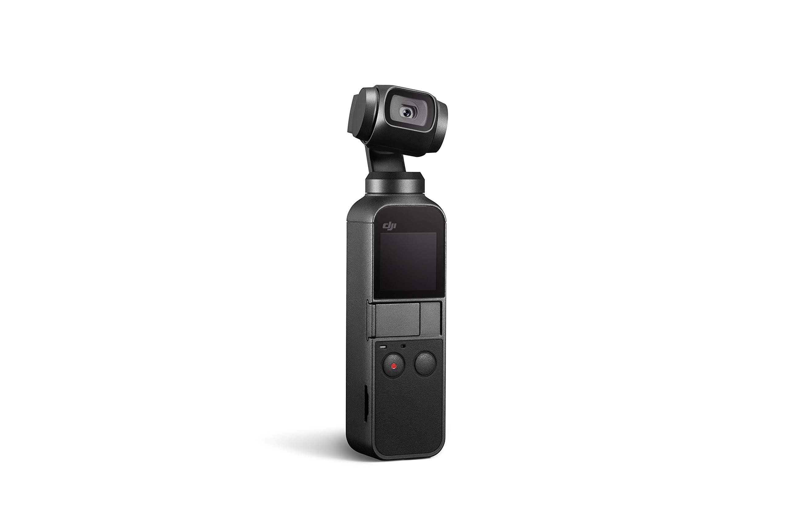 DJI 오즈모 Pocket - 카메라 12MP 1/2.3 CMOS 4K 비디오가 통합된 휴대용 3축 짐벌 안정기