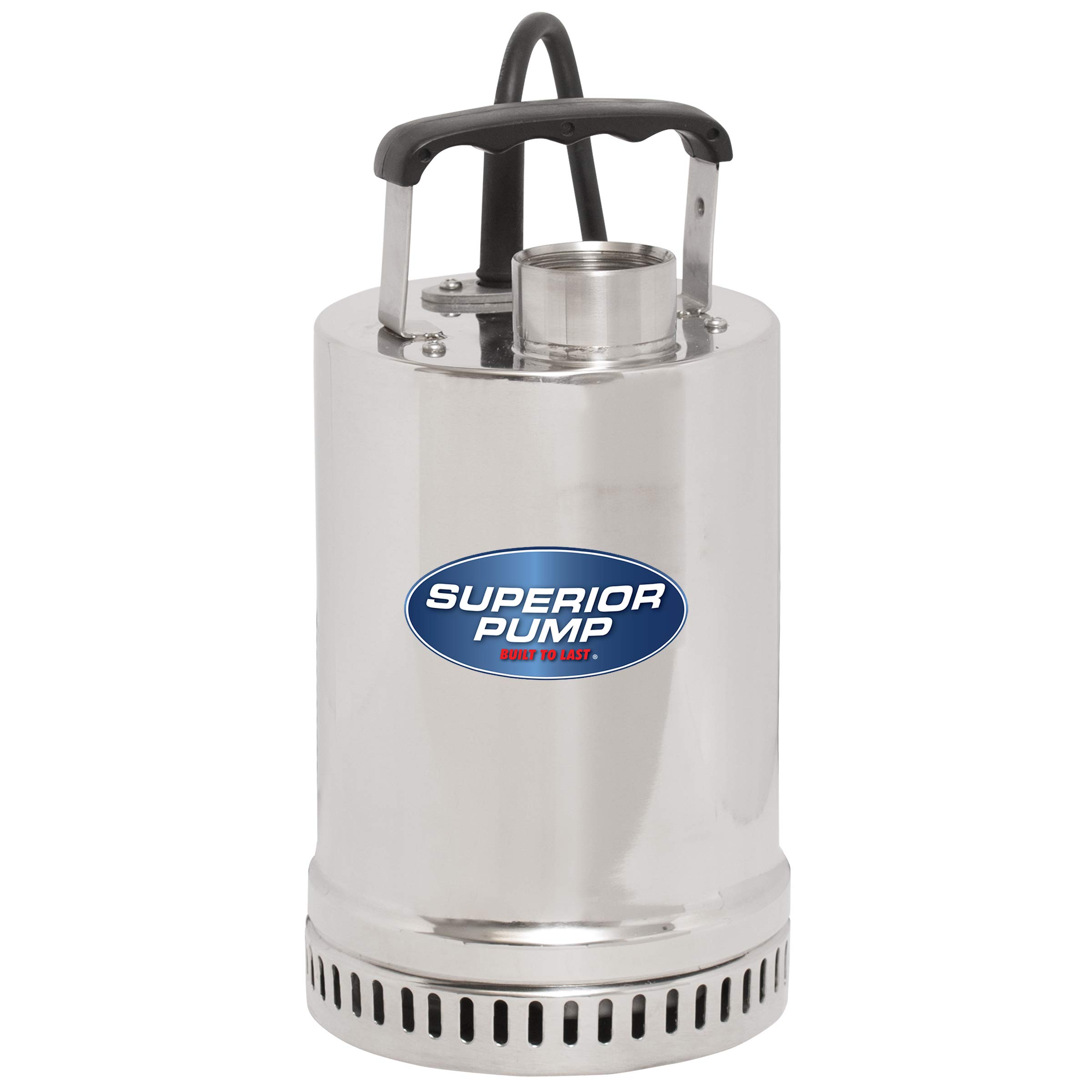 Superior Pump 91292 스테인리스 1/4 HP 스틸 유틸리티 펌프...