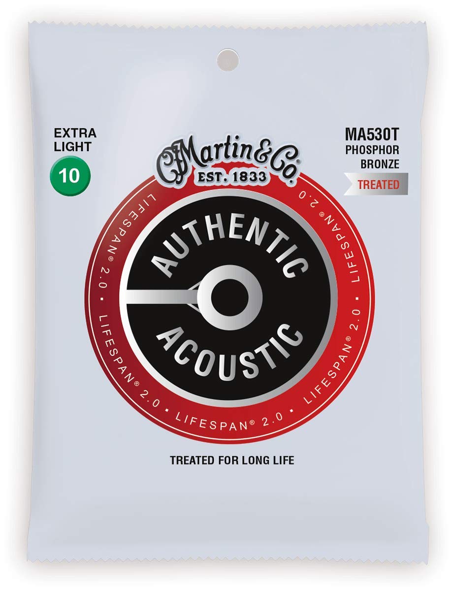 Martin Authentic Acoustic - 긴 수명을 위해 수명 2.0 처리(HT Phos ...