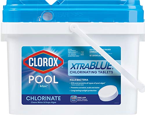 Clorox Pool&Spa XtraBlue 3' 오래 지속되는 염화 정제 25파운드...