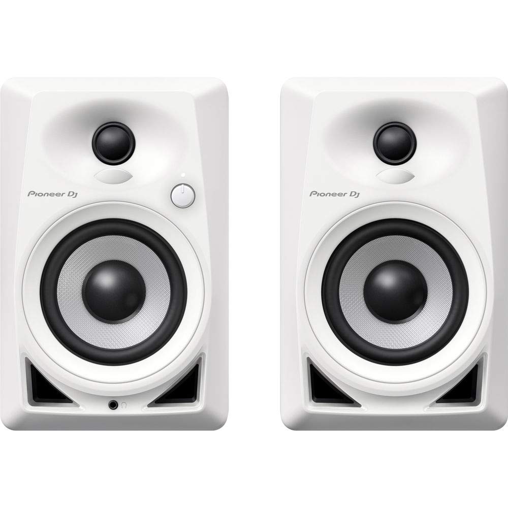 Pioneer DJ DM-40-W - 21W 4' 양방향 액티브 모니터 - 화이트(쌍)