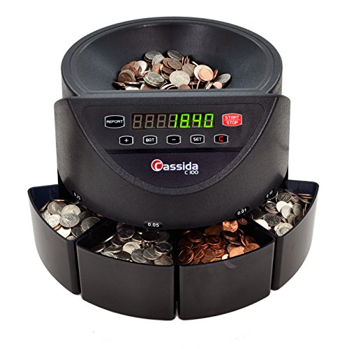 Cassida C100 Electronic Coin Sorter/Counter, Countable ...