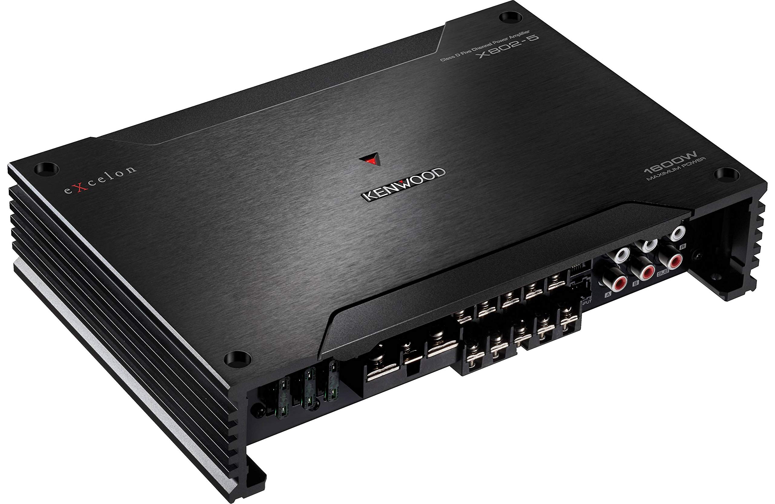 KENWOOD X802-5 eXcelon 5 채널 1600와트 최대 전력 카 오디오 앰프...