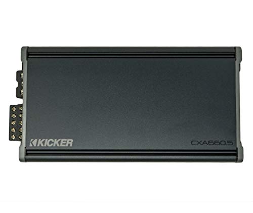 Kicker 46CXA6605 카 오디오 5 채널 앰프 스피커 및 서브 1200W 앰프 CXA660.5