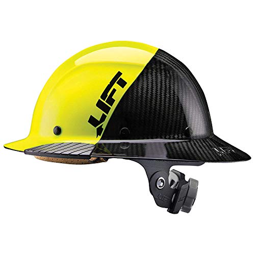 LIFT Safety DAX 탄소 섬유 풀 브림 50-50(옐로우/블랙)...