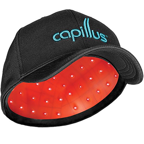 Capillus 모발 재성장을 위한 울트라 모바일 레이저 치료 캡 - 새로운 6분 유연 피팅 모델 - 남성형 탈모증 치료용으로 FDA 승인 - 우수한 커버리지