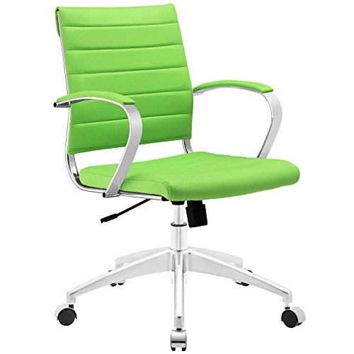 Modway 이스트 엔드 수입 EEI-273-BGR Jive Mid Back Office Chair & # 44; 밝은 녹색