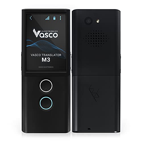 Vasco Electronics Vasco M3 언어 번역기 장치 | 200개국에서 무제한 무료 인터넷을 제공하는 유일한 번역가 | 사진 번역 | 유럽 브랜드