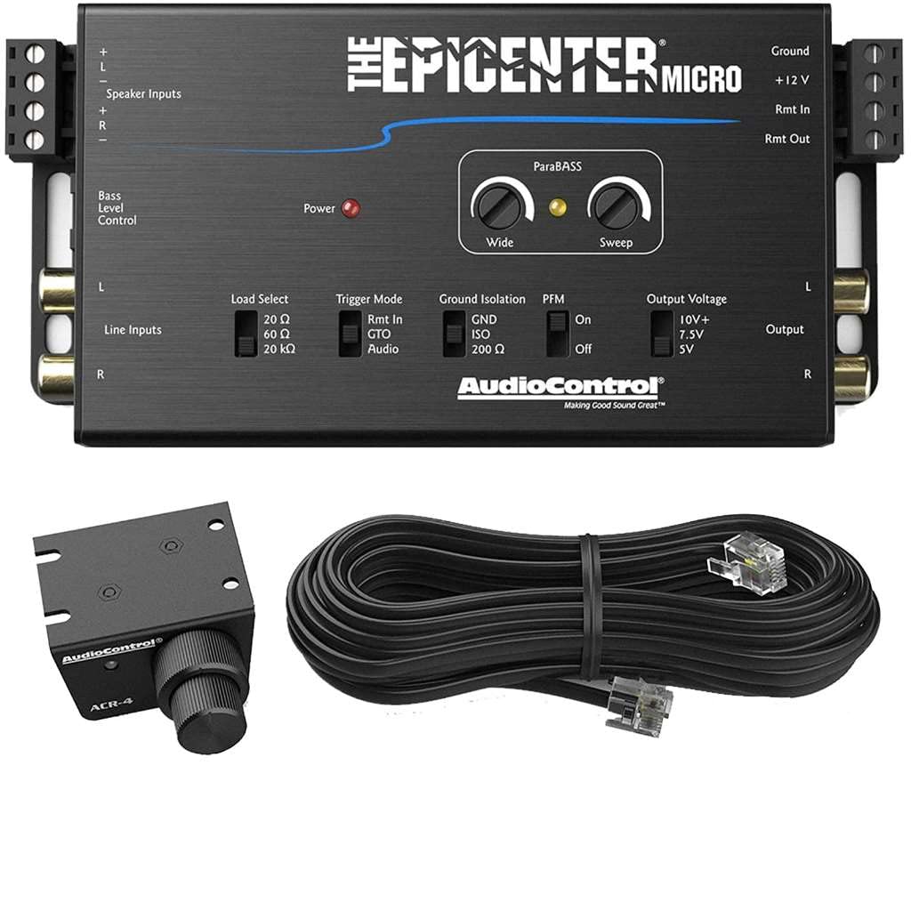 AudioControl Epicenter 마이크로 베이스 복원 프로세서 및 라인 출력 컨버터