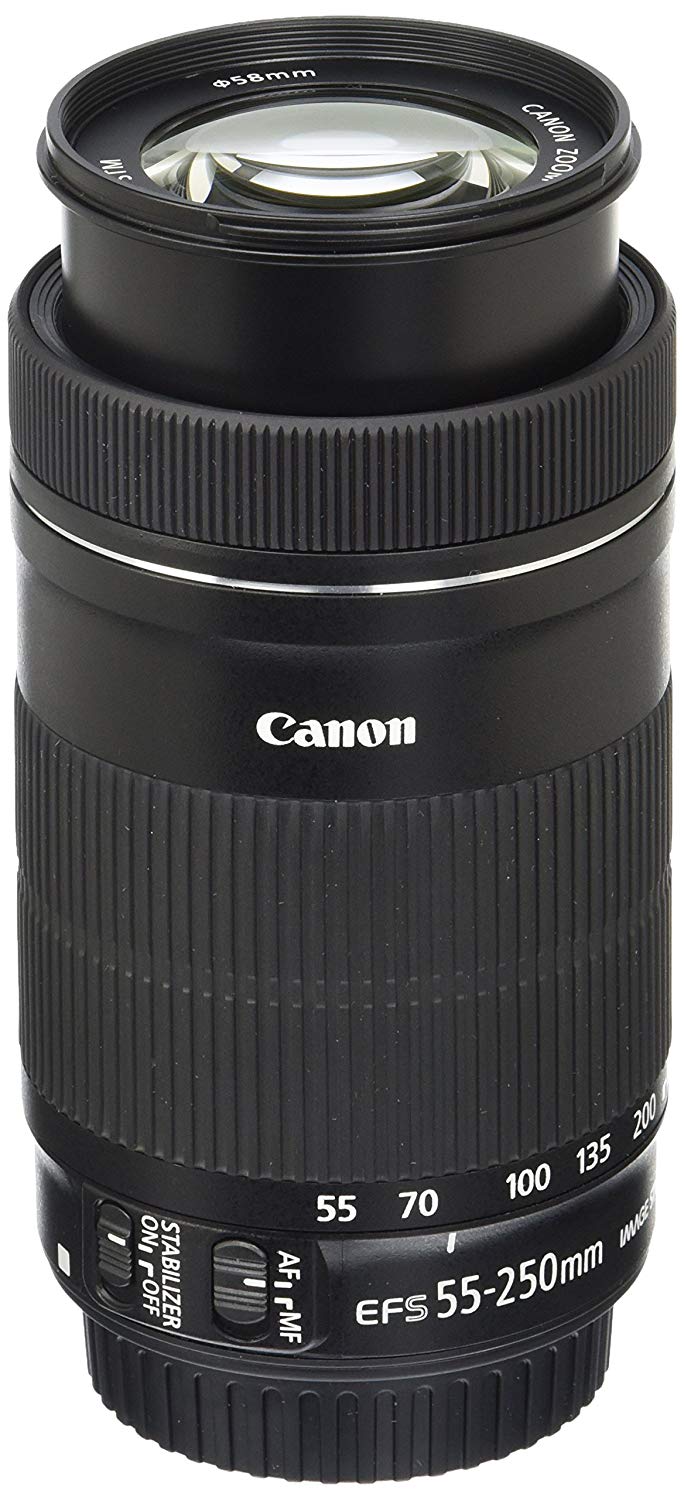 Canon SLR 카메라 용 EF-S 55-250mm F4-5.6 IS STM 렌즈...