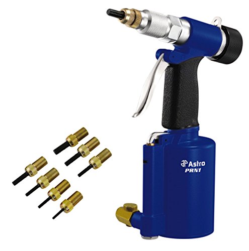 Astro Pneumatic Tool PRN1 3/8' 용량 공압 리벳 너트 설정 키트 - 미터법 및 SAE