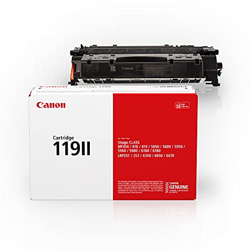 Canon 정품 119 토너 카트리지 - 블랙