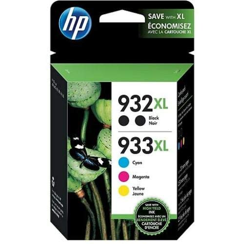 HP 932XL/933XL 블랙/시안/마젠타/옐로우 대용량 잉크 카트리지 5팩(N9H69FN)