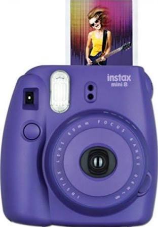 Fujifilm Instax Mini 8 즉석 필름 카메라 (포도)