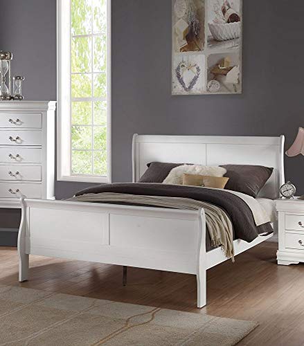 Acme Furniture ACME Louis Philippe Queen Bed--화이트