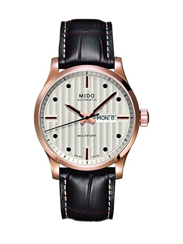 Mido 미도 남성용 -M0054303603100 멀티 포트 아날로그 디스플레이 스위스 오토매틱 브라운 시계