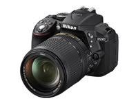 Nikon AF-P DX NIKKOR 18-55mm f / 3.5-5.6G VR 렌즈가 장착 된 D5300 DSLR 카메라 (블랙)