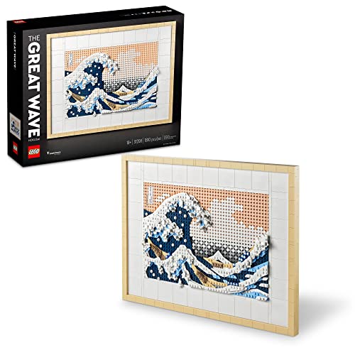 LEGO Art Hokusai The Great Wave 31208 성인용 건물 세트(1...