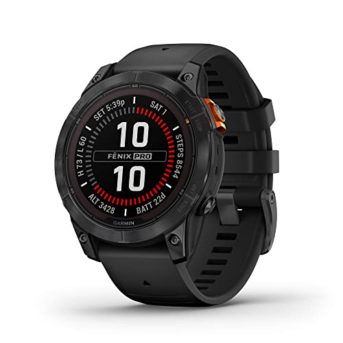 Garmin fēnix 7 Pro Solar, Multisport GPS Smartwatch, Bu...