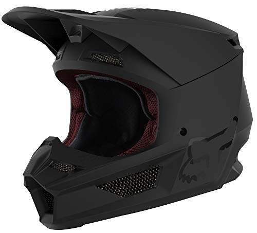 Fox Racing powersports-Helmets YTH V1 매트 블랙 헬멧
