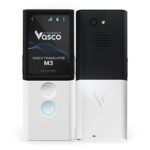 Vasco Electronics Vasco M3 언어 번역기 장치 | 200개국에서 무제한 무료 인터넷을 제공하는 유일한 번역가 | 사진 번역 | 유럽 브랜드