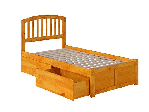 Atlantic Furniture 리치몬드 플랫폼 침대 - 도시형 침대 서랍 2개