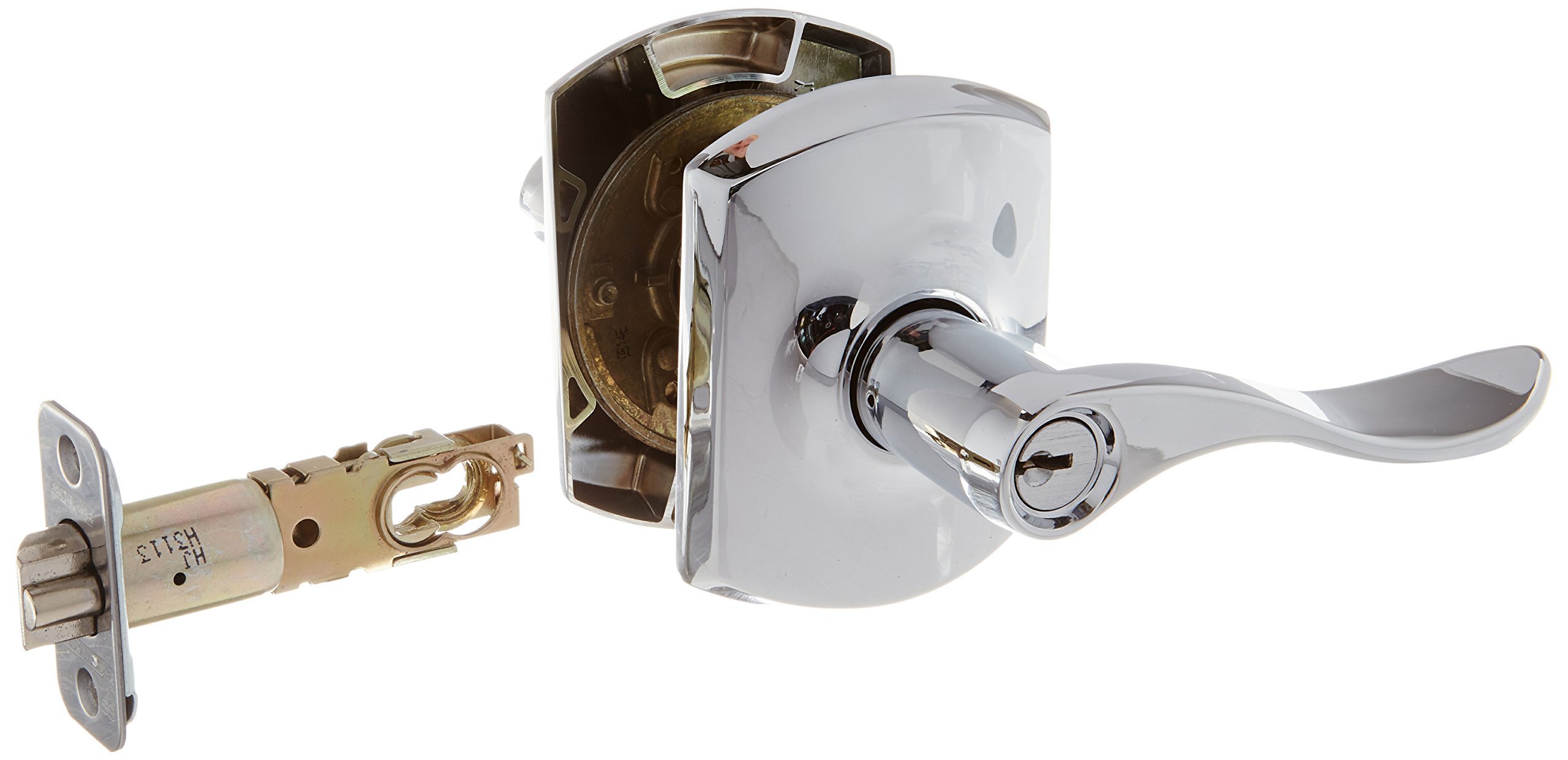 Schlage Lock Company F51AACC625GRW 그리니치 데코 로즈 출입문 잠금장치 ...