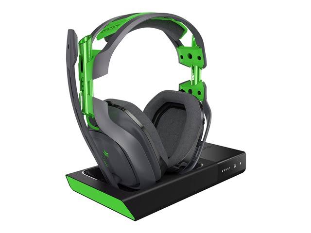 ASTRO Gaming A50 무선 Dolby 게이밍 헤드셋-블랙 / 그린-Xbox One + PC