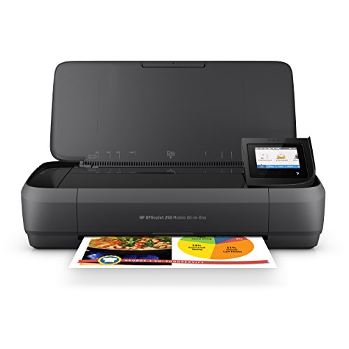 HP 무선 및 모바일 인쇄 기능이있는  OfficeJet 250 올인원 휴대용 프린터 (CZ992A...