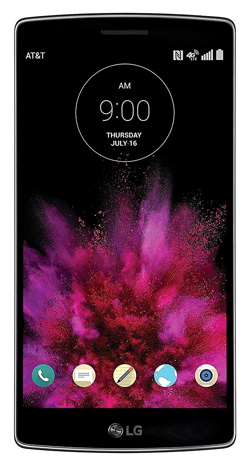 LG G Flex 2 H950 32GB 잠금 해제 GSM 곡선 형 P-OLED 4G LTE Octa-Core Android 폰 (13MP 카메라 포함)-블랙