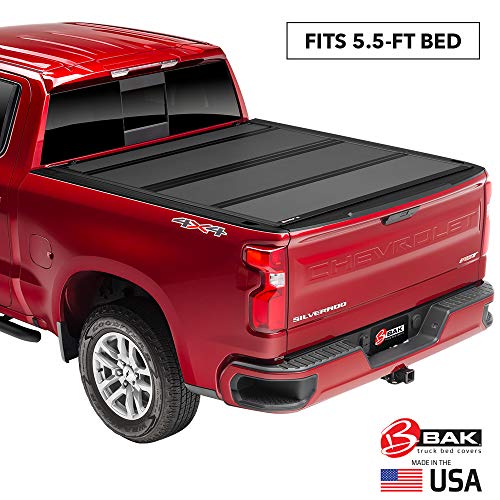 BAK 플립 MX4 하드 폴딩 트럭 침대 Tonneau 커버 | 448329 | 2015-20 Ford F150 5'6 '침대에 적합