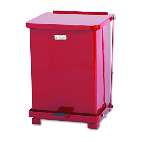 Rubbermaid Commercial Products Rubbermaid Commercial Defenders 플라스틱 라이너가 있는 스텝온 쓰레기통
