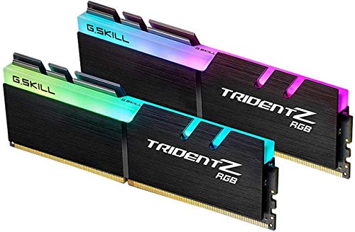 G.Skill TridentZ RGB 시리즈 32GB(16GB 2개) 288핀 DDR4 SDRAM DDR4 3200(PC4 25600) 데스크탑 메모리 모델 F4-3200C14D-32GTZR
