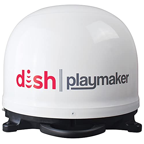 Winegard Dish Playmaker Dish Wally HD 수신기가 있는 듀얼 휴대용 자동 위성 안테나