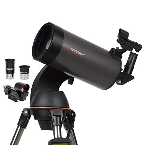 Celestron - NexStar 127SLT 컴퓨터화 망원경 - 소형 및 휴대성 - Maksutov-Cassegrain 광학 설계 - SkyAlign 기술 - 컴퓨터화 핸드 컨트롤 - 127mm 조리개