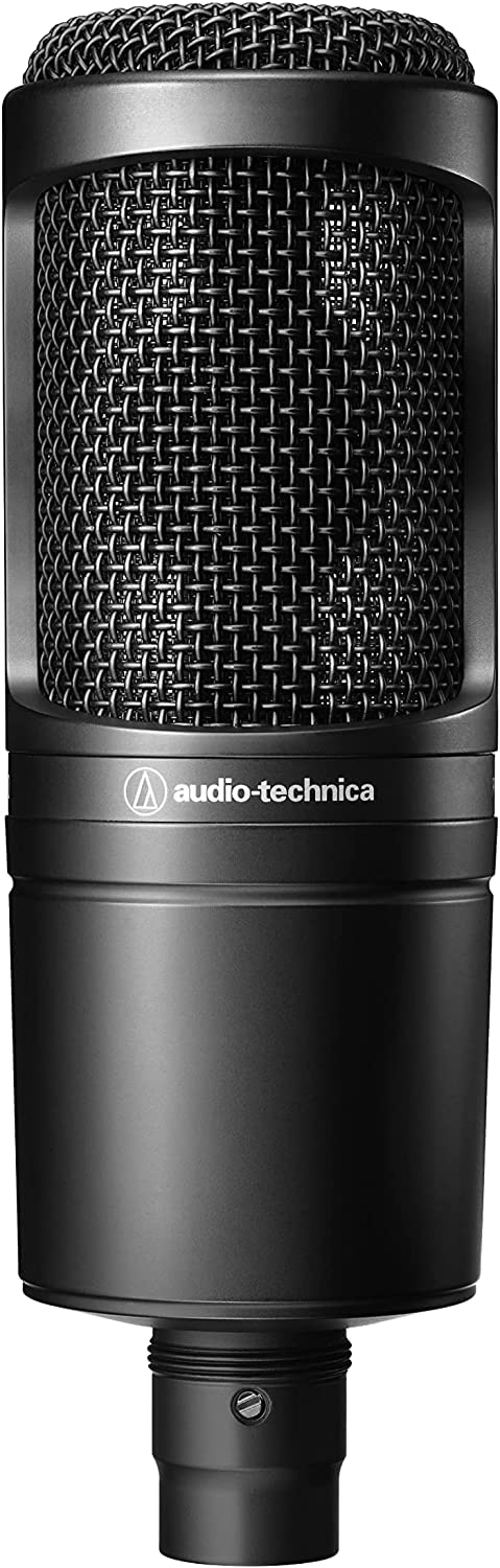 audio-technica AT2020 카디오이드 콘덴서 스튜디오 XLR 마이크...