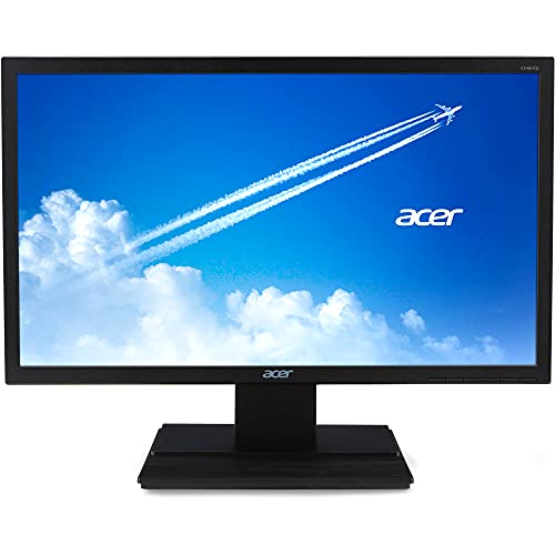 Acer V246HQL 23.6' 풀 HD LED LCD 모니터 - 16:9 - 블랙 - 수직 정렬(VA) - 1920 x 1080-16.7 백만 색상 - 250 Nit - 5 ms GTG - 60 Hz 재생률 - HDMI - VGA