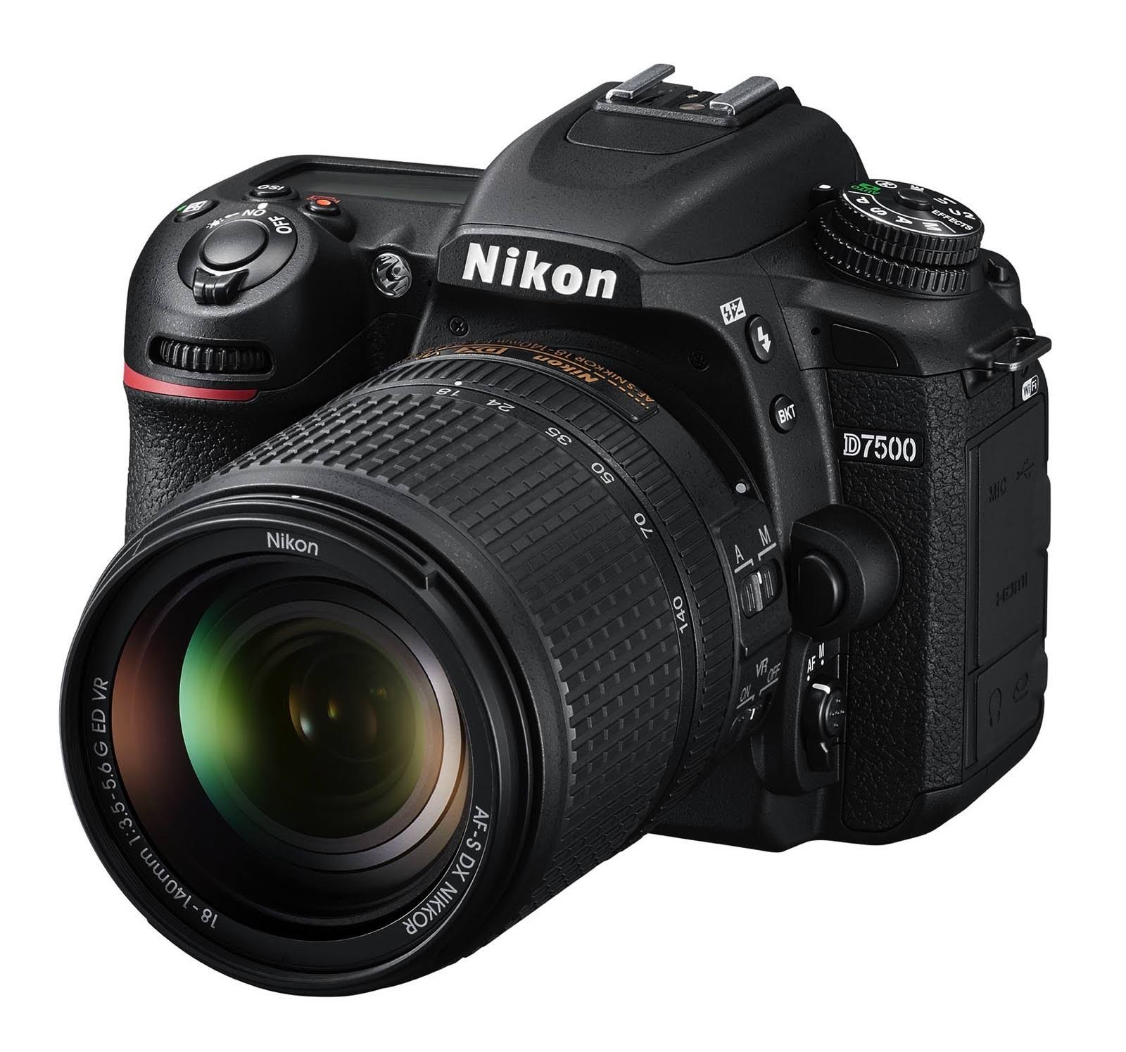 Nikon D7500 DX 포맷 디지털 SLR (18-140mm VR 렌즈 포함)
