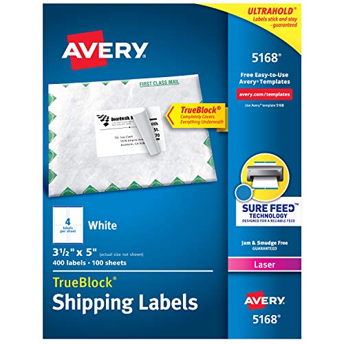 Avery 배송 주소 라벨 - 5168