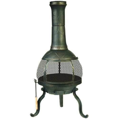 Kay Home Products Deckmate Sonora 야외 Chimenea 벽난로 모델 30...