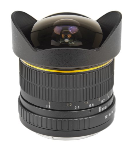 Bower Camera Bower SLY358C 캐논 용 초광각 8mm f / 3.5 어안 렌즈