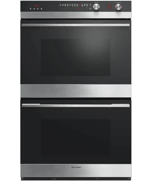 Fisher and Paykel Fisher Paykel OB30DDEPX2 백금 30 ''스테인리스 전기 이중 벽 오븐
